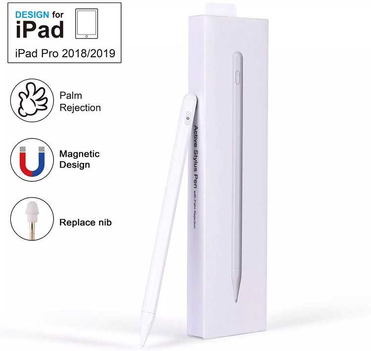 Stylus Kalem - Tüm iPad'lerle Uyumlu (Palm Rejection Sistemli)