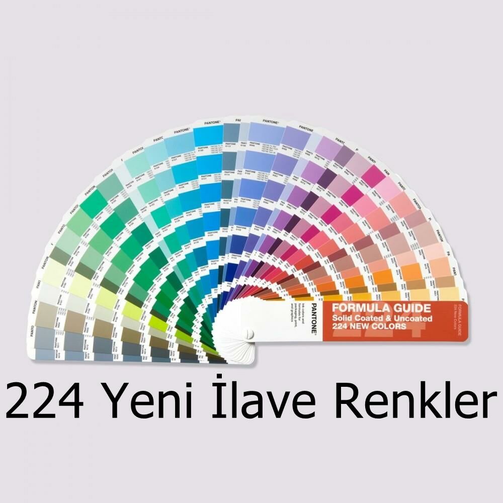 Pantone Formula Guide Supplement | Coated & Coated - 224 YENİ