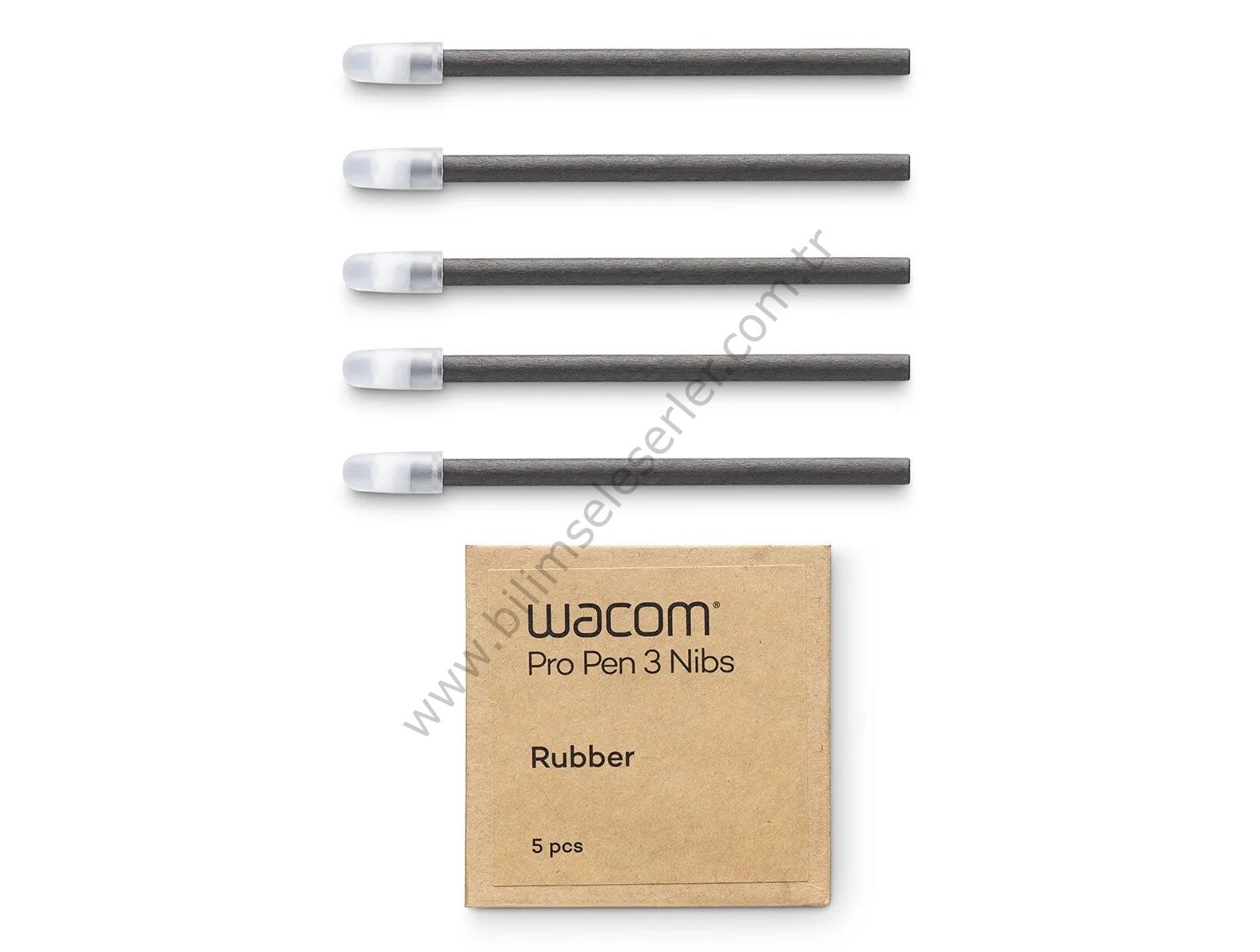 Wacom Pro Pen 3 Rubber Nibs ACK253010Z/ Pro Pen 3 için yedek standart kalem uçları