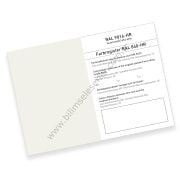 RAL 840-HR Color primary standard set 9016 - Traffic white